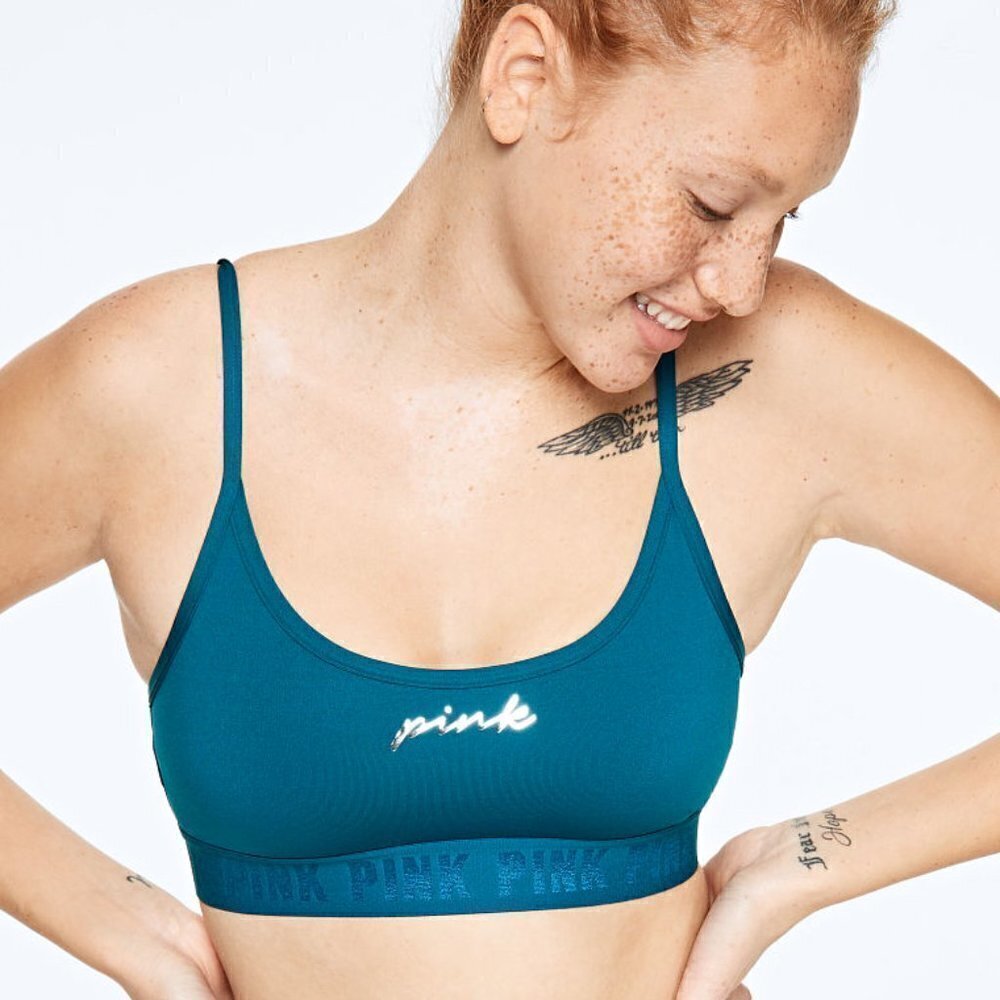 VS PINK ULTIMATE SCOOP LIGHTLY LINED SPORTS BRA▪︎XS